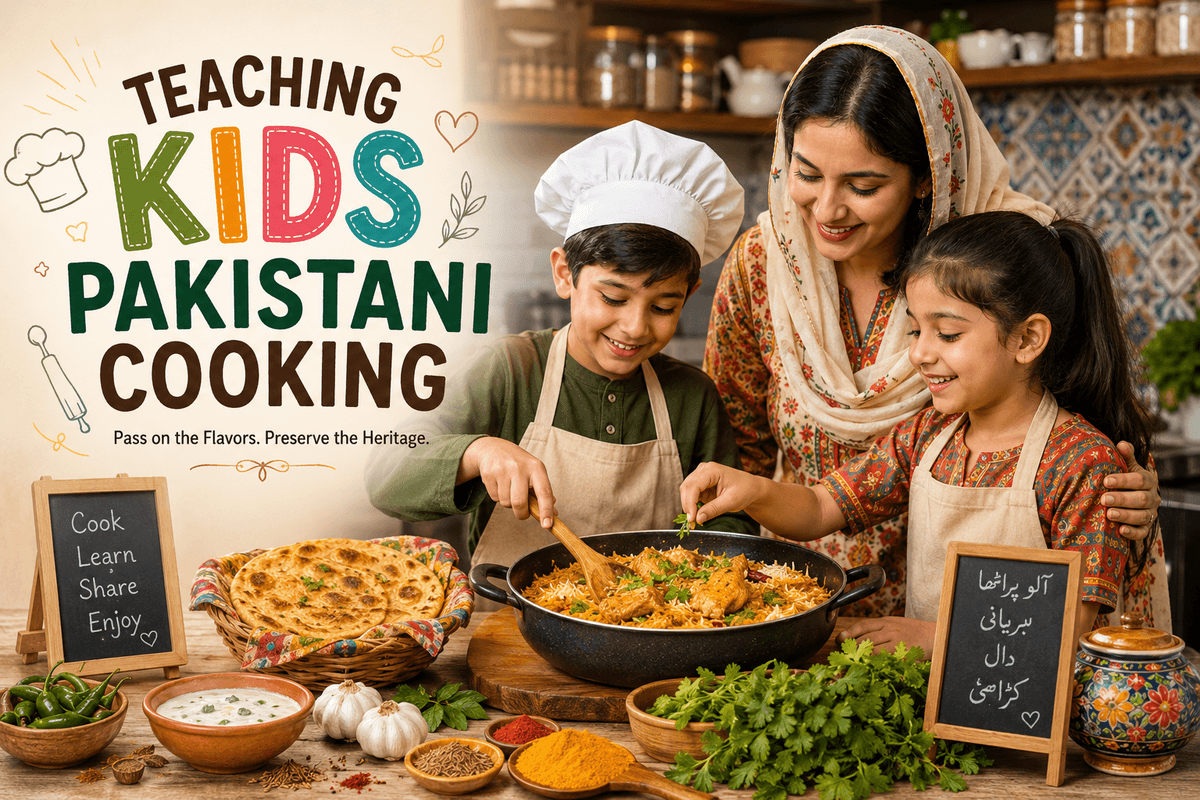 Teaching Kids Pakistani Cooking